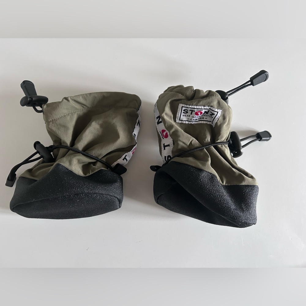 Stylish Kids Shoes in Olive and Black